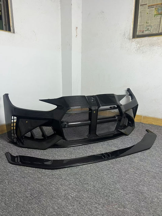 BMW G80 M3 / G82 M4 Full Dry Carbon Fiber Front Bumper