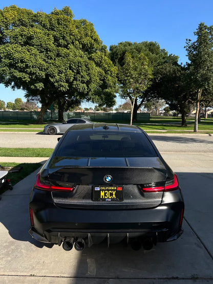 CSL Style Pre-Preg Dry Carbon Fiber Trunk Lid | BMW M3 (G80) & 3-Series (G20)
