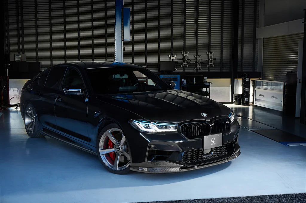 F90 M5 3D Style Carbon Fiber Front Lip - BMW F90 M5 LCI