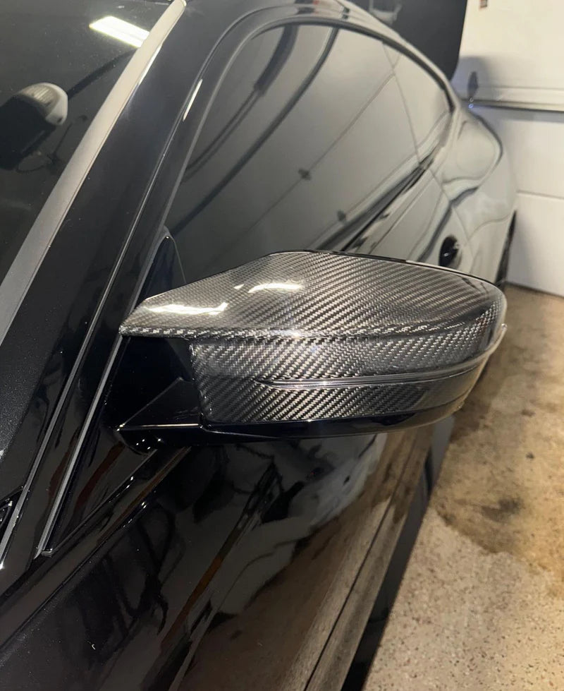 Dry Carbon Fiber Mirror Cap Replacement Set | BMW G80 M3 | G82/G83 M4 | G87 M2