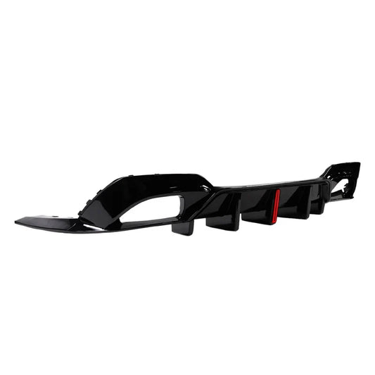 F1 Style Gloss Black LED Rear Diffuser | BMW 3-Series (G20 Pre-LCI M Sport)