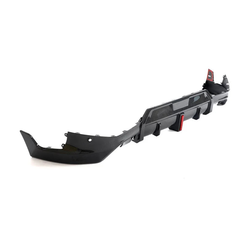 Carbon Fiber Rear Diffuser with LED Brake Light | BMW G42 2 Series M Sport
