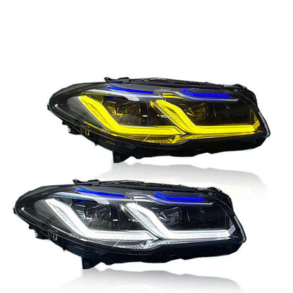 F10 5-Series Laser Style Switchback LED Headlights | BMW F10 M5