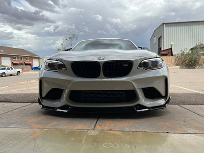 BMR Gloss Black Front Lip | BMW F87 M2 2016–2018