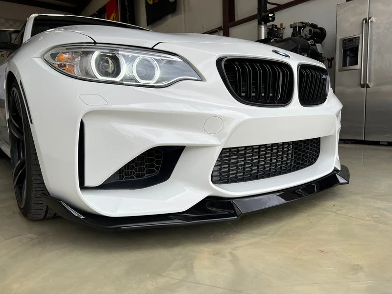 BMR Gloss Black Front Lip | BMW F87 M2 2016–2018
