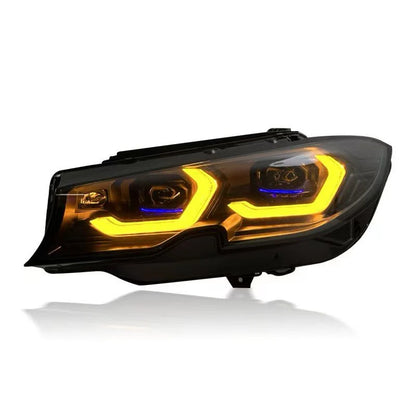 G8X Laser Style Switchable White & Yellow LED Headlights | BMW 3-Series (G20 Pre-LCI)