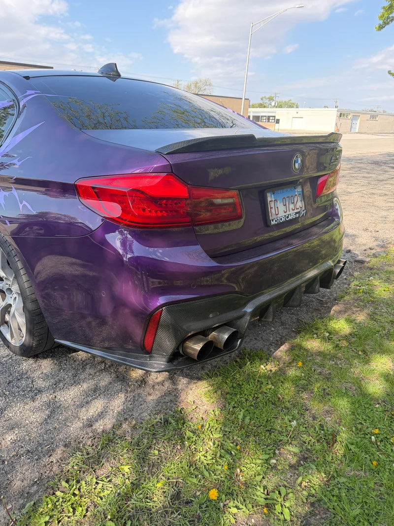 3D Style Carbon Fiber Rear Diffuser | BMW F90 M5 (2018–2023)