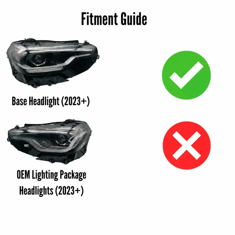 Laser Style Switchable DRL Headlights | BMW G42 2 Series | G87 M2