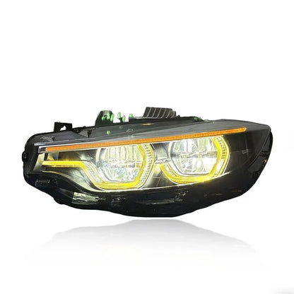V3 IKON Tri-Color Switchable DRL Headlights | BMW M3 F80 | M4 F82/F83 | 4-Series F32/F33/F36
