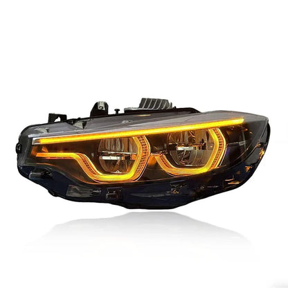 V3 IKON Tri-Color Switchable DRL Headlights | BMW M3 F80 | M4 F82/F83 | 4-Series F32/F33/F36