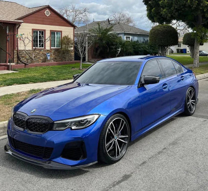 V Style Carbon Fiber Front Lip | BMW 3-Series (G20 Pre-LCI M Sport)