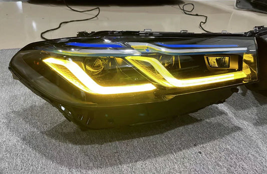 G30 LCI Style LED Switchback Headlights | BMW F90 M5 | G30/G38 5-Series