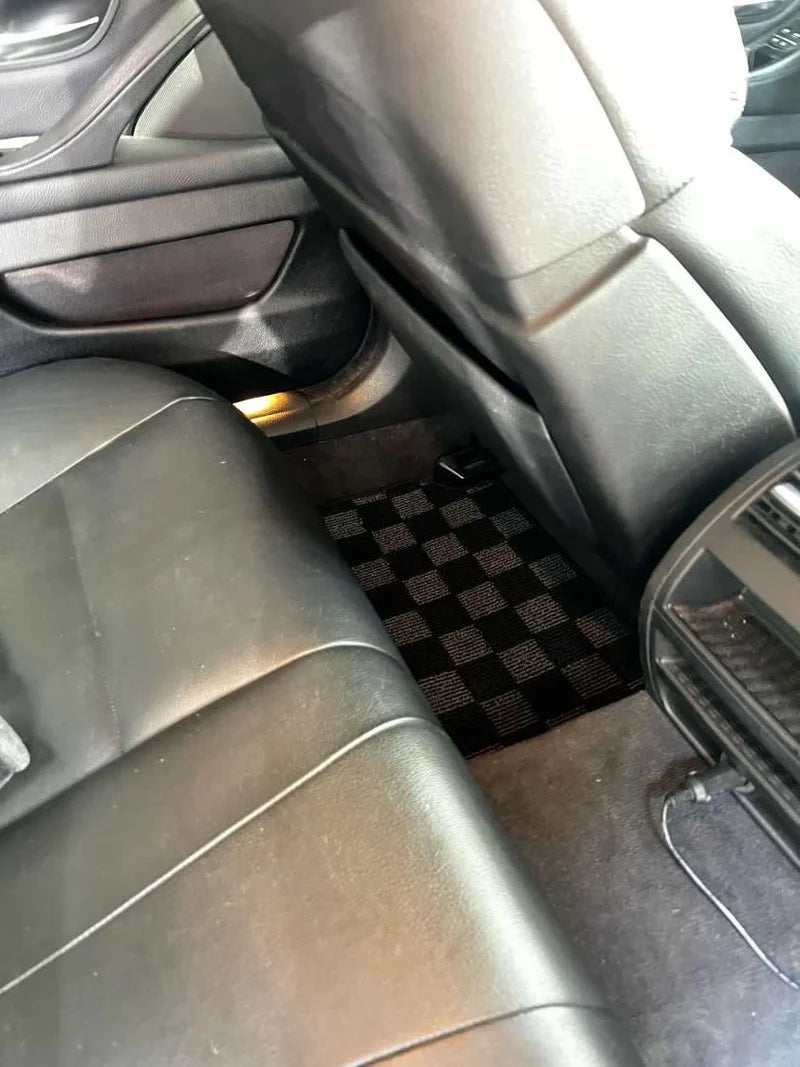 P2M Dark Grey Race Floor Mats | BMW F10 5-Series Sedan (2010–2017)