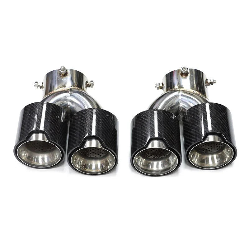 Carbon Fiber M Style Quad Exhaust Tips | BMW G20 | G22/G23 | G42