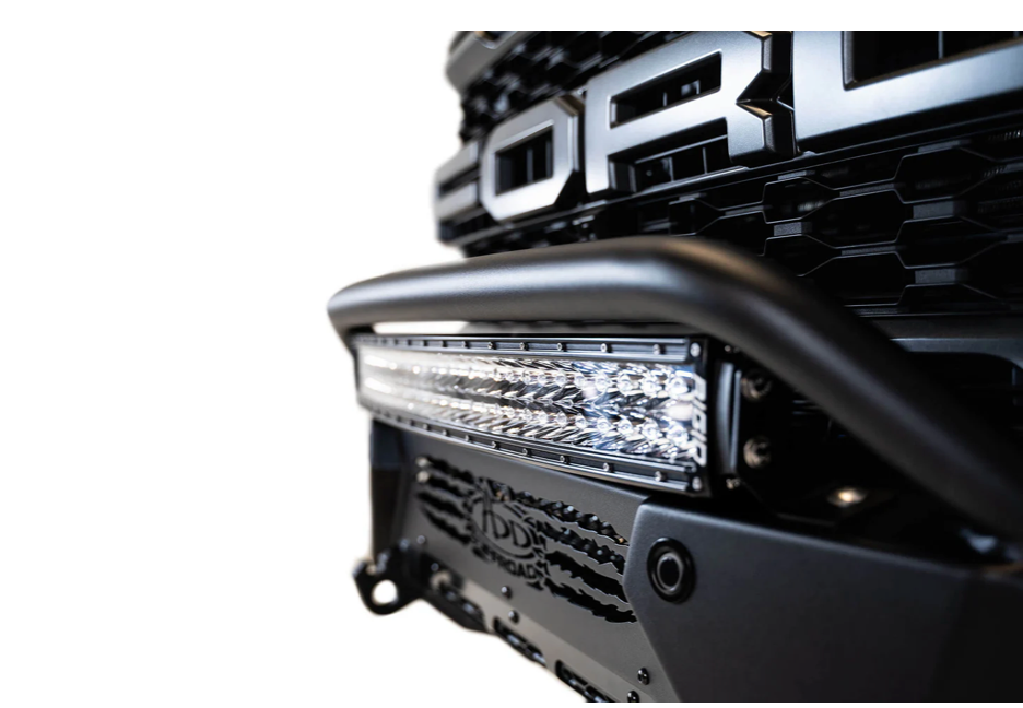 HoneyBadger Style Front Bumper with Top Hoop for 2021-2024 Ford F-150 Raptor & Raptor R