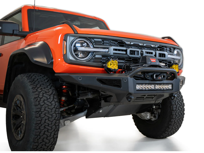 Bronco Raptor Rock Fighter Winch Style Front Bumper 2022-2024