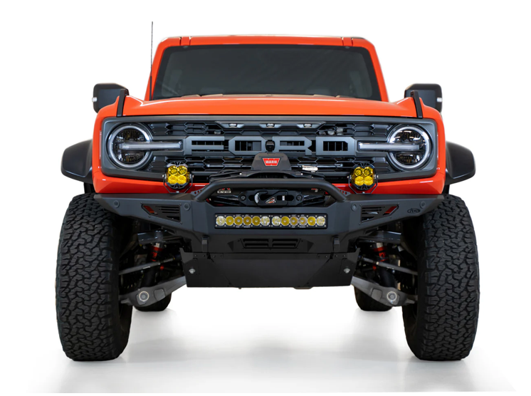 Bronco Raptor Rock Fighter Winch Style Front Bumper 2022-2024