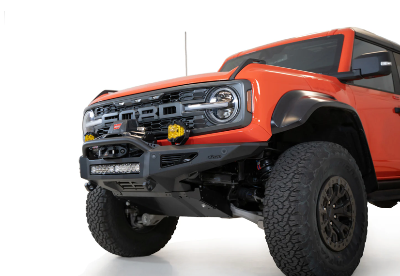 Bronco Raptor Rock Fighter Winch Style Front Bumper 2022-2024