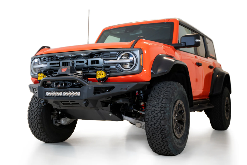 Bronco Raptor Rock Fighter Winch Style Front Bumper 2022-2024