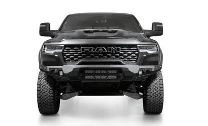 2025 RAM RHO | Bomber Front Bumper (Dual 20” Light Bars)