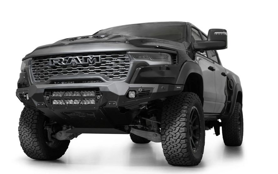 2025 RAM RHO | Bomber Front Bumper (Dual 20” Light Bars)