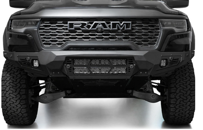2025 RAM RHO | Bomber Front Bumper (Dual 20” Light Bars)