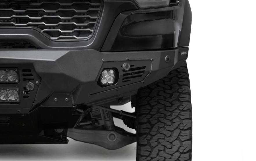2025 RAM RHO | Bomber Front Bumper (Dual 20” Light Bars)