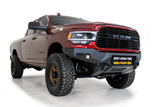 2019-2023 RAM 2500/3500 Bomber Series Front Bumper – Dual 20” Light Bars