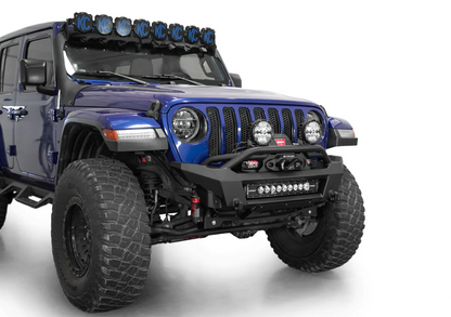 2018-2024 Jeep JL/JT Phantom Style Stubby Front Bumper with Integrated Winch Mount