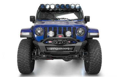 2018-2024 Jeep JL/JT Phantom Style Stubby Front Bumper with Integrated Winch Mount