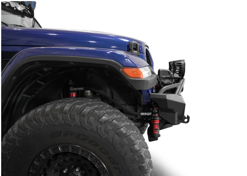 2018-2024 Jeep JL/JT Phantom Style Stubby Front Bumper with Integrated Winch Mount