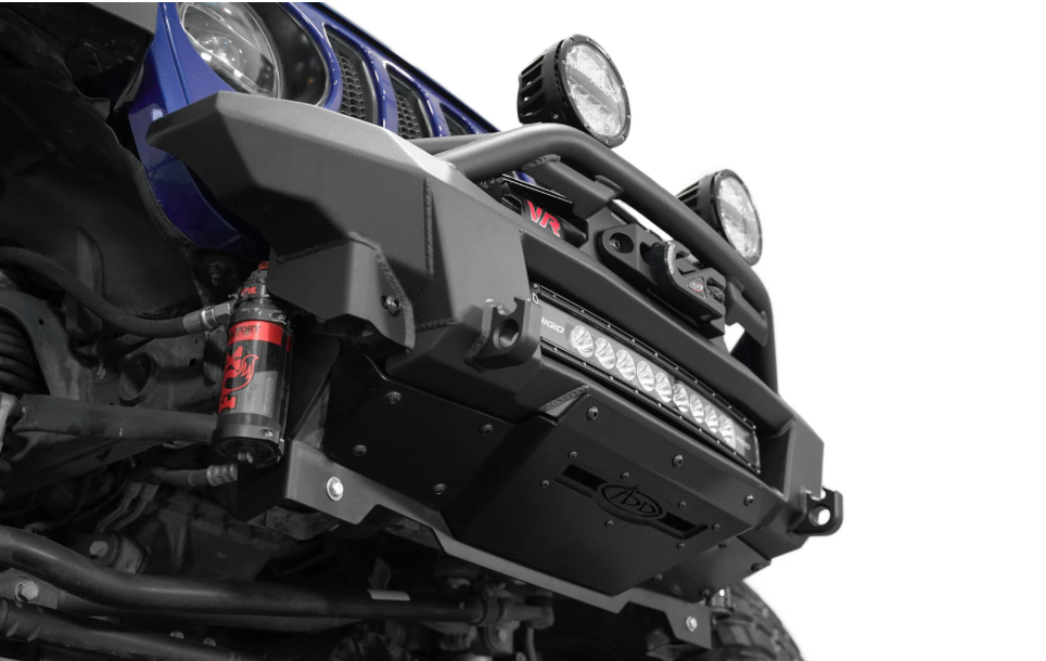 2018-2024 Jeep JL/JT Phantom Style Stubby Front Bumper with Integrated Winch Mount