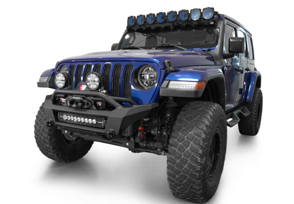 2018-2024 Jeep JL/JT Phantom Style Stubby Front Bumper with Integrated Winch Mount