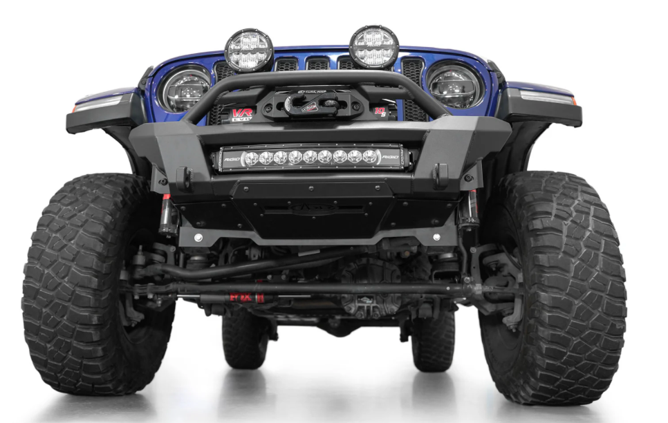 2018-2024 Jeep JL/JT Phantom Style Stubby Front Bumper with Integrated Winch Mount