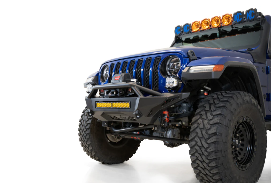 2018-2024 Jeep JL/JT Tactical Stealth Style Front Bumper