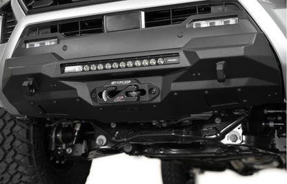 2024+ Toyota Tacoma Tactical Stealth Style Winch Front Bumper with Top Hoop