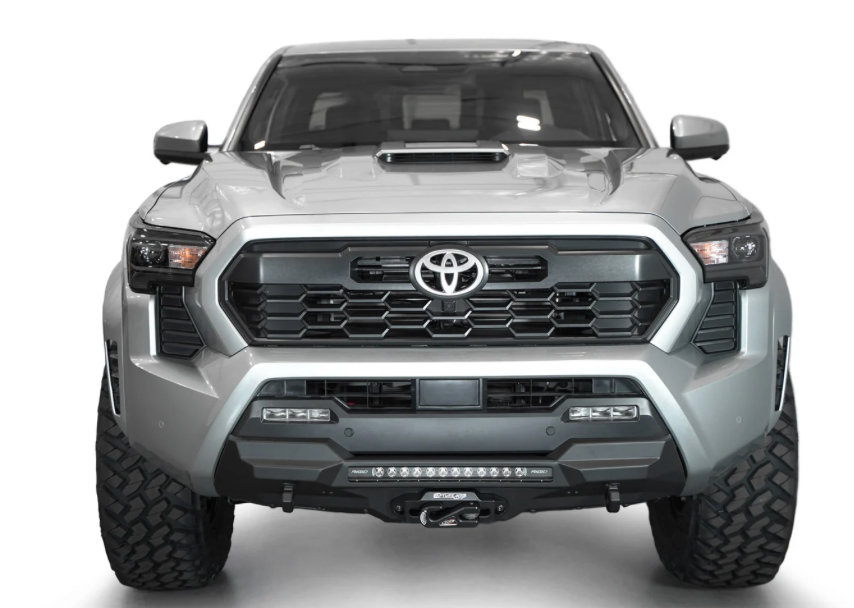 2024+ Toyota Tacoma Tactical Stealth Style Winch Front Bumper with Top Hoop
