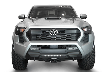 2024+ Toyota Tacoma Tactical Stealth Style Winch Front Bumper with Top Hoop