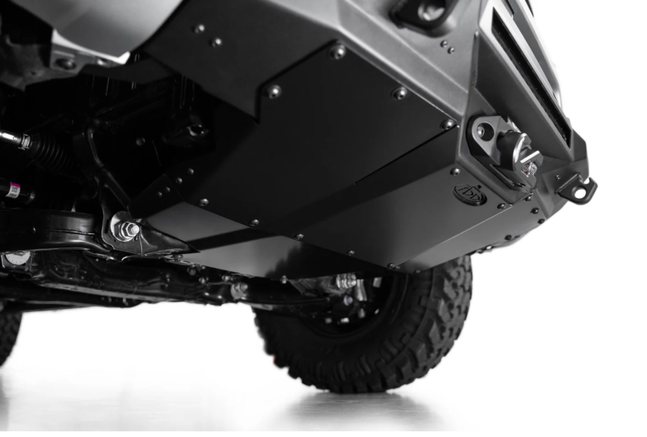 2024+ Toyota Tacoma Tactical Stealth Style Center Mount Front Bumper Skid Plate