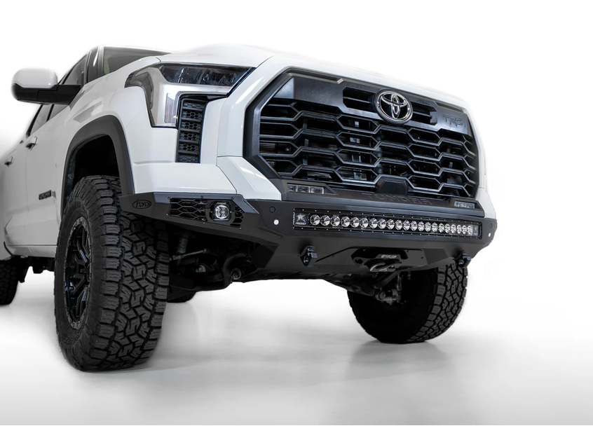 2022-2024 Toyota Tundra Tactical Stealth Style Winch Front Bumper