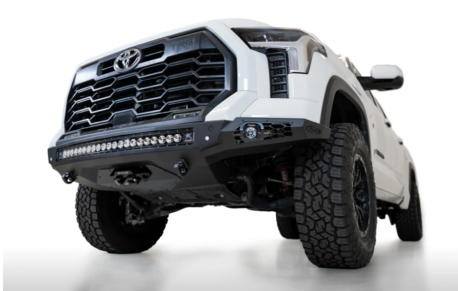 2022-2024 Toyota Tundra Tactical Stealth Style Winch Front Bumper