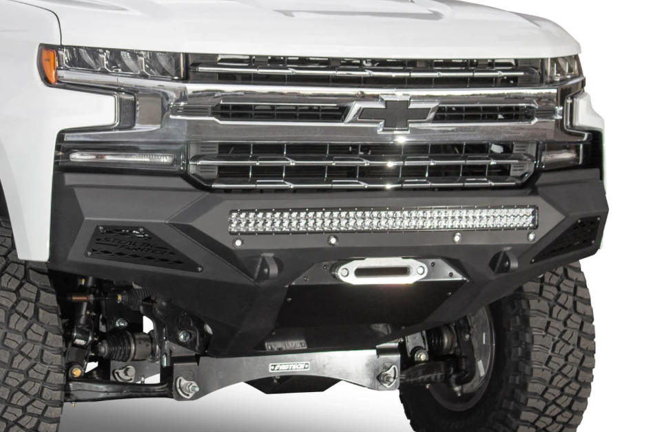 2019-2021 Chevy Silverado 1500 Tactical Stealth Winch Style Front Bumper