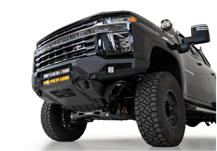 2020-2023 Chevy 2500/3500 Bomber Style Dual 20-Inch Lights Front Bumper