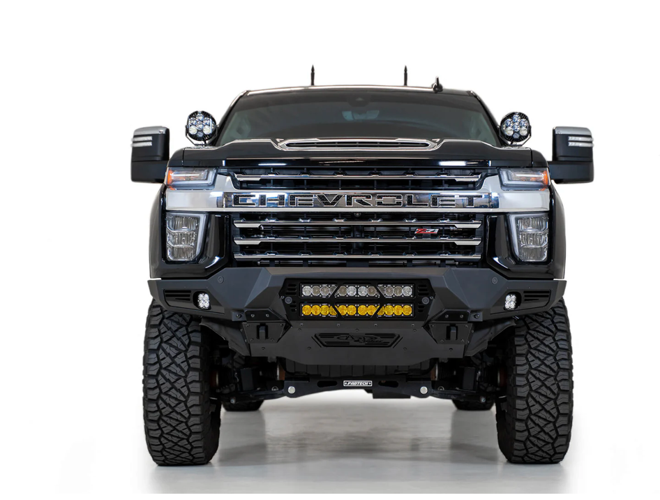 2020-2023 Chevy 2500/3500 Bomber Style Dual 20-Inch Lights Front Bumper