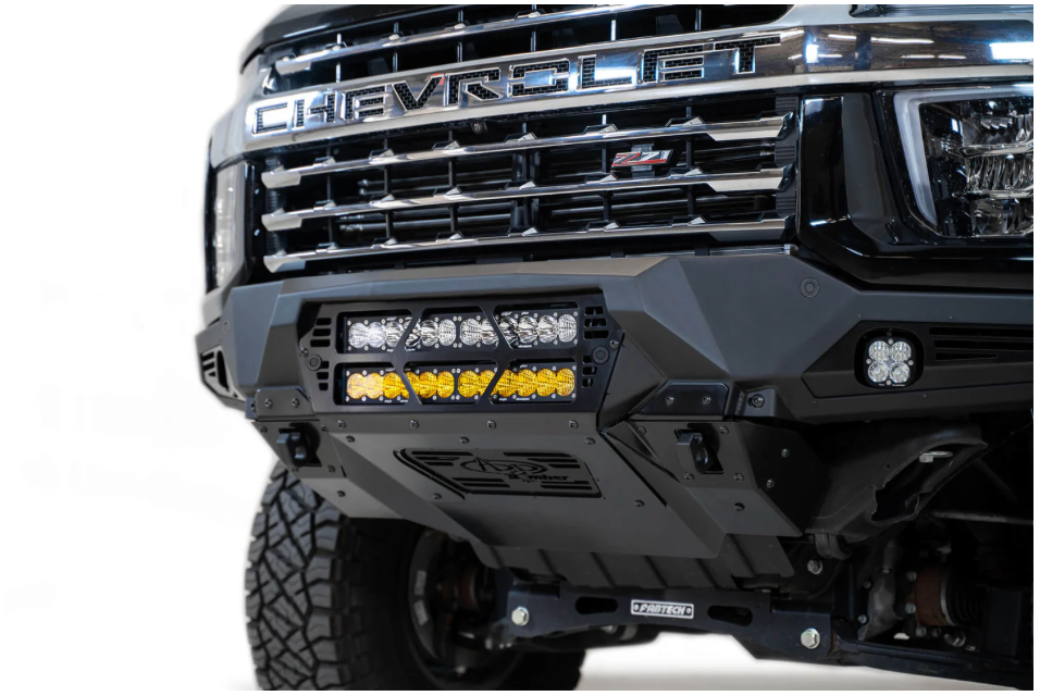 2020-2023 Chevy 2500/3500 Bomber Style Dual 20-Inch Lights Front Bumper
