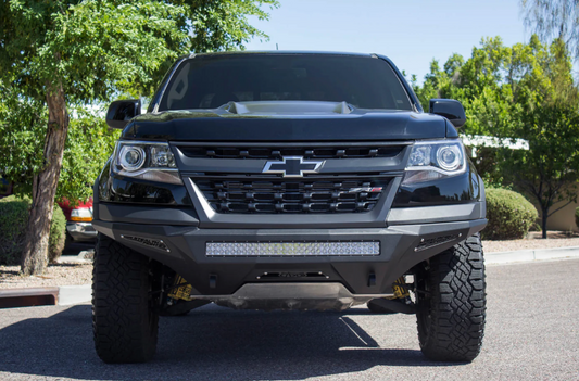 2017-2020 Chevy Colorado ZR2 Tactical Stealth & Heritage Style Front Bumper