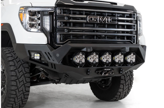 2020-2023 GMC Sierra 2500/3500 Bomber Style & HD Lighting Front Bumper