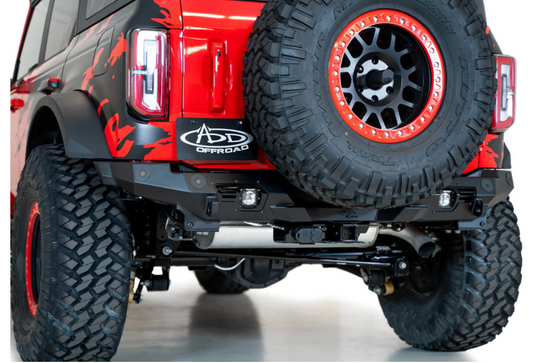 2021-2024 Ford Bronco Tactical Bomber Style Rear Bumper