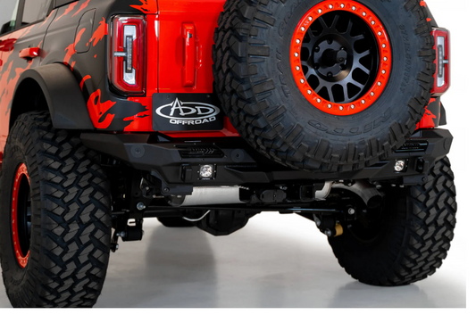 2021-2024 Ford Bronco Tactical Stealth Series Rear Bumper
