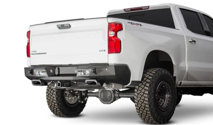 2019-2021 Chevy/GMC 1500 Shadow Armor Rear Bumper with Exhaust Tips